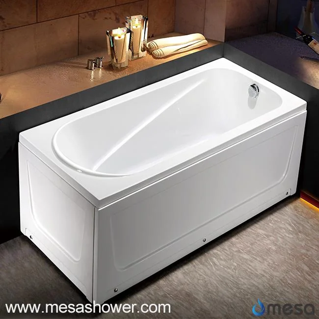 New Simple Corner Installation Bathroom Bathtub with Oval interior