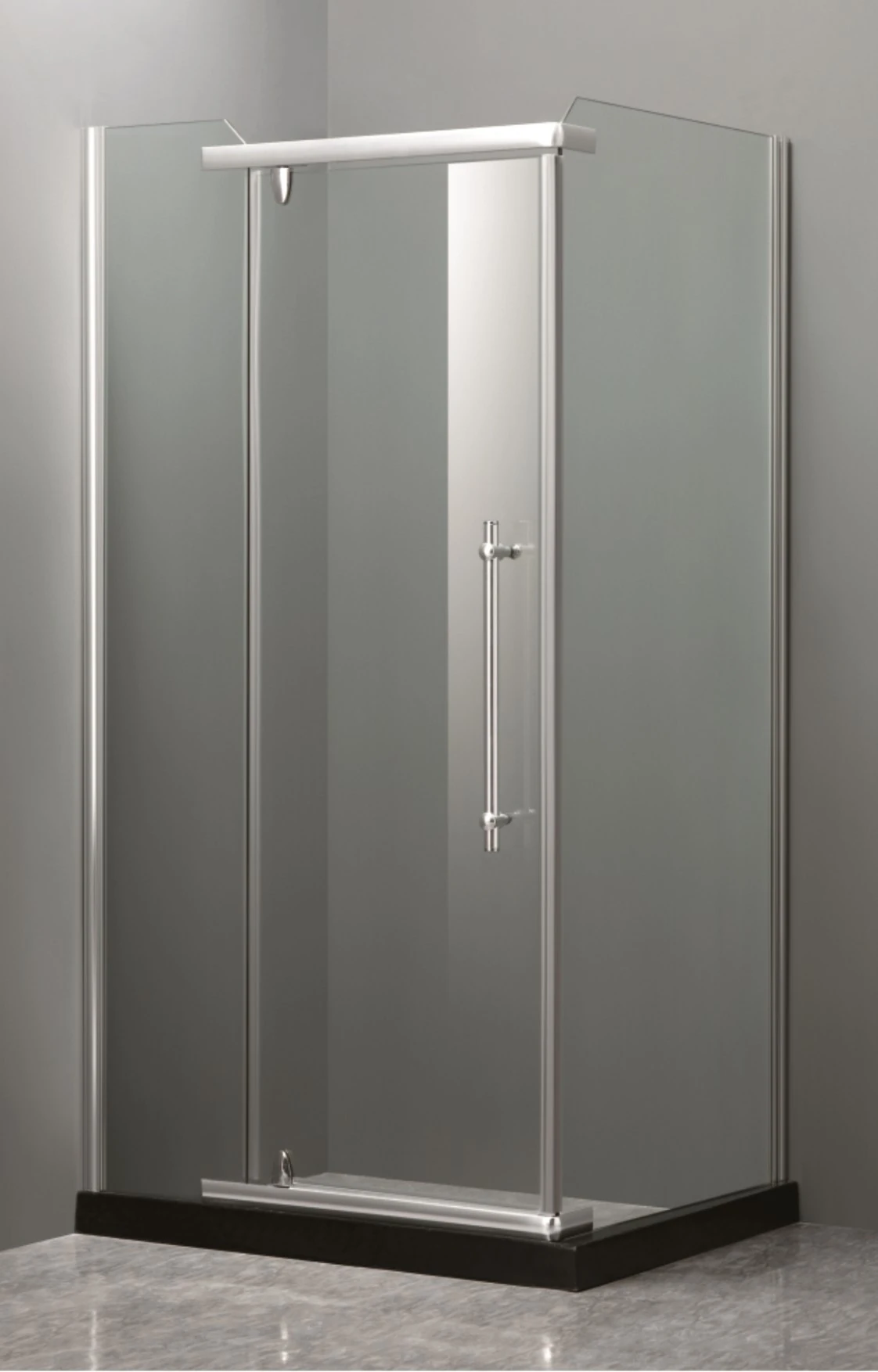 A87 Bathroom Simple Design Corner Rectangular Less Framed Shower Door For Sale_副本.jpg
