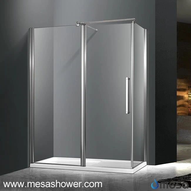 Modern Frameless Shower Enclosure of Pivot Door with Wide opening Range