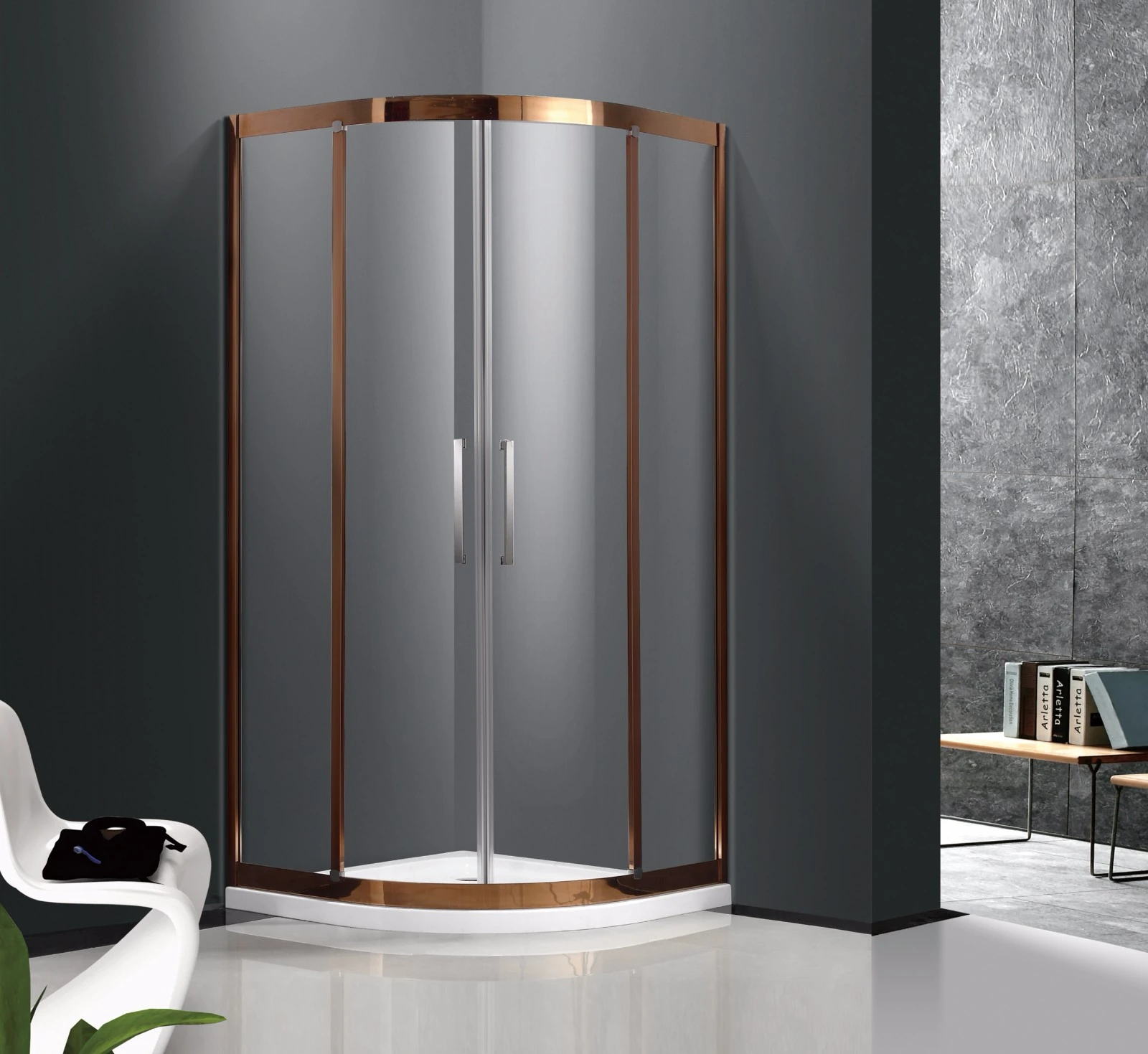 WZ-01-JS-Luxury Golden Stainless Steel Shower Enclosure-1.jpg
