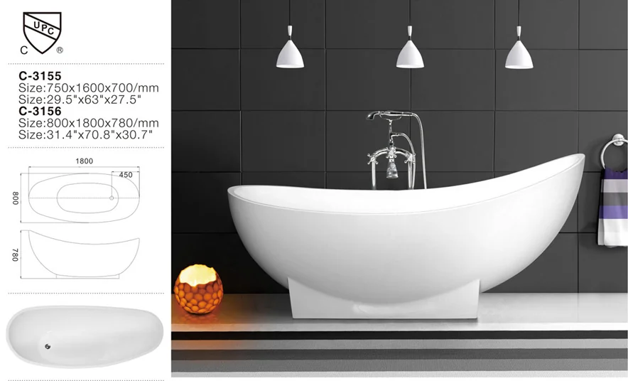 product-746-452 (1) MEC3155-Artistic Japanese-style na bathtub para sa matatanda, masining ang disenyo at nakatayo nang mag-isa.jpg