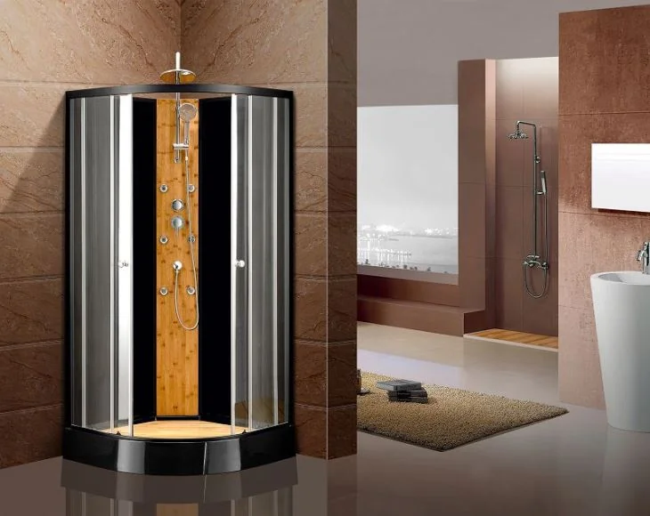 Cabina de ducha de cristal para ba&ntilde;o