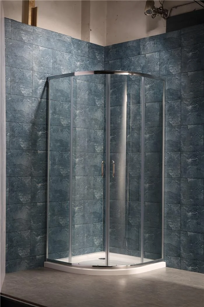A-1400-C Fashion Design Corner Sector Transparent Glass Sliding Shower Enclosure2_副本.jpg