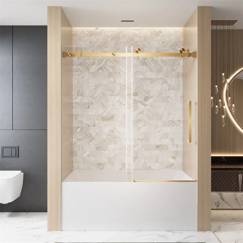 Wholesale matte black sliding shower door Wholesale matte black sliding shower door
