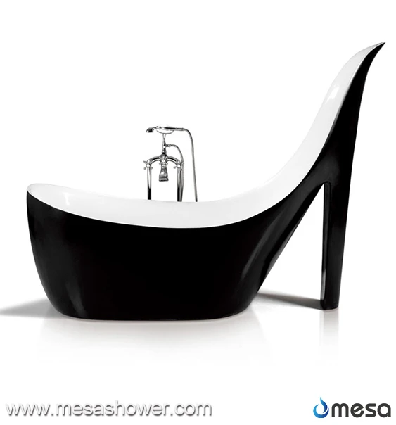 Acrylic Freestanding Soaking High-Heeled Shoes Bathtub