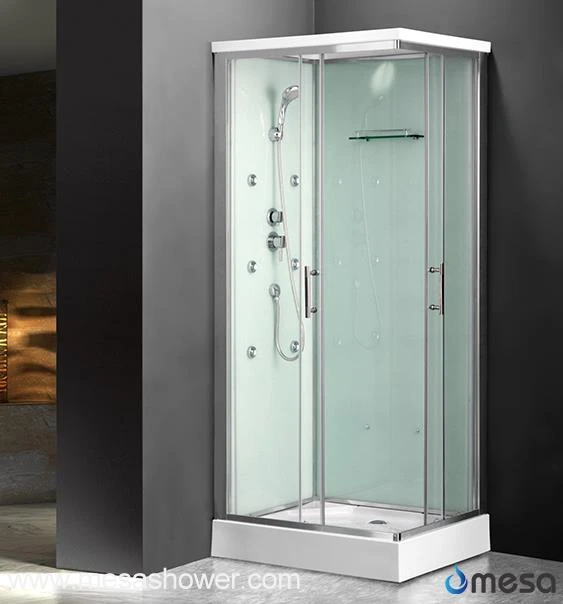 Complete Glass Shower System With Acrylic Tray