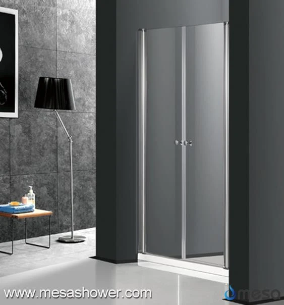 Contemporary Simple Design Frameless Bathroom Pivot Swing Shower Enclosure