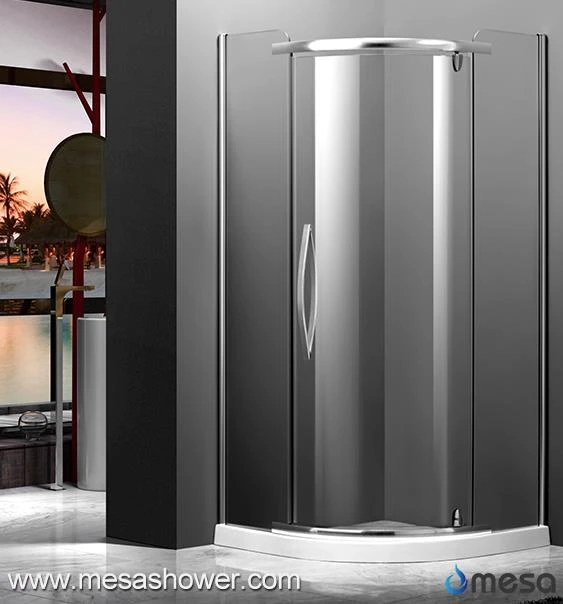 Corner Sector Frameless Bathroom Shower Door For Sale With Cheap Price