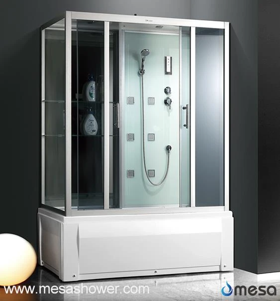 Large Corner Bath Shower Combo Enclosure WIth 4 Sizes For Different Bathroom