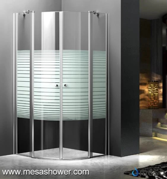 New Frameless Swing Pivot Swing Sector Bathroom Shower Enclosure With Cheap Price