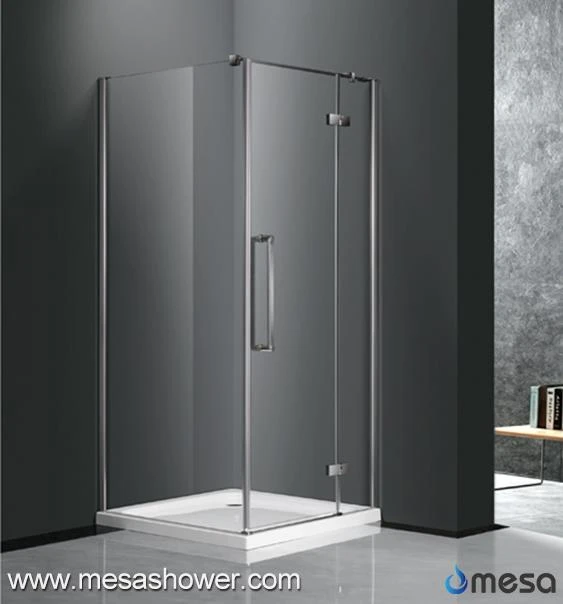 New Luxury Modern Design Corner Frameless Hinge Shower Enclosure For Sale