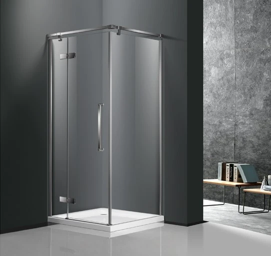 New Luxury Simple Design Bathroom Corner Hot Sale Hinge Shower Enclosure