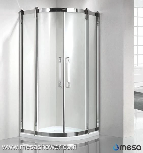 New Simple Design Corner Sector Bathroom Stainless Steel Sliding Shower Door For Sale