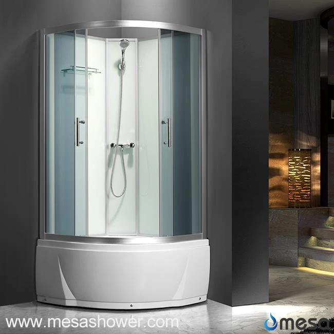 Sector Shape Simple Design Shower Cabin Room without Roof M-501-AE-3