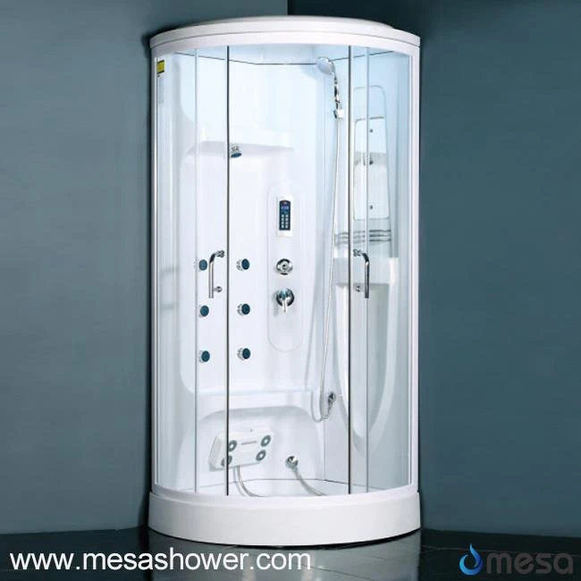 Corner Sector Multi-function Shower Cabin Room with Low Tray MER-8055