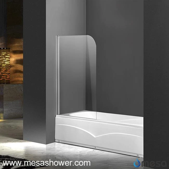 Frameless Tub Shower Door of Tempered Glass Material