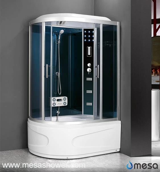 Shower Soaking Tub Combo Stall With Foot Massage And Seat For Old People