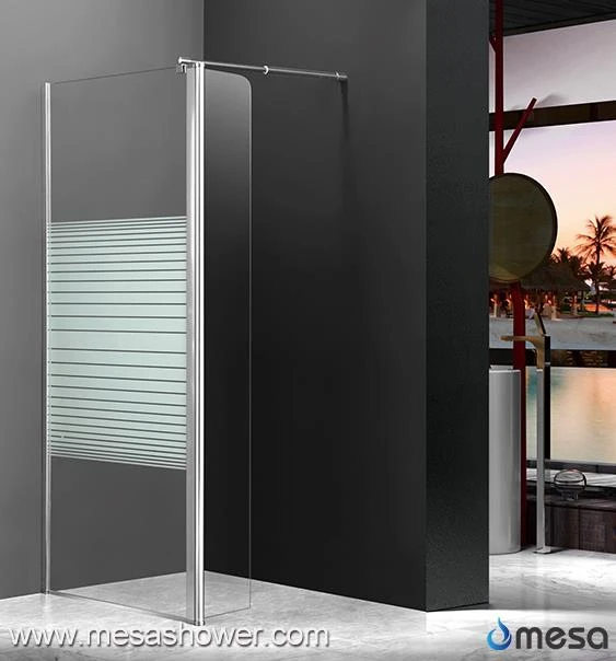 Simple L Shaped Clear Glass Frameless Cheap Price Walk In Shower Door
