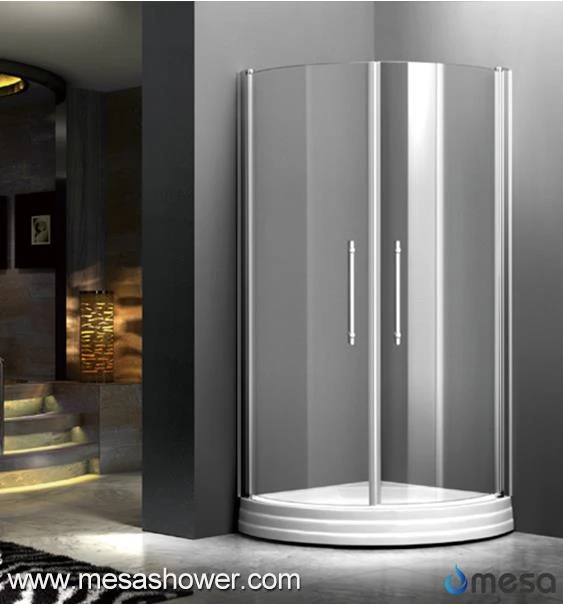 Simple Style Cheap Price Pivot Swing Sector Bathroom Shower Enclosure With Tray