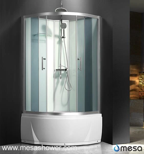 White Painted Glass Shower Door With Tub Combo