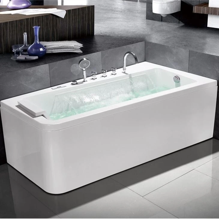 Acrylic Whirlpool Massage Bathtub