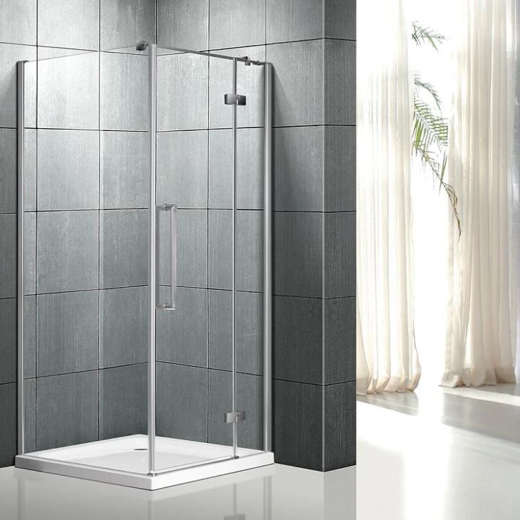 Corner Frameless Hinge Shower Enclosure