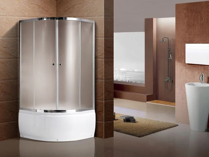 Quadrant na shower enclosure