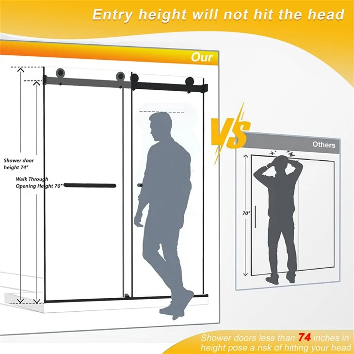 Double Sliding Shower Door Double Sliding Shower Door
