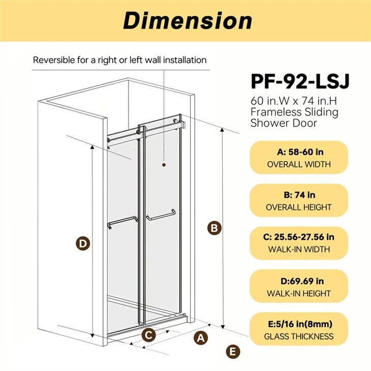 Double Sliding Shower Door Double Sliding Shower Door
