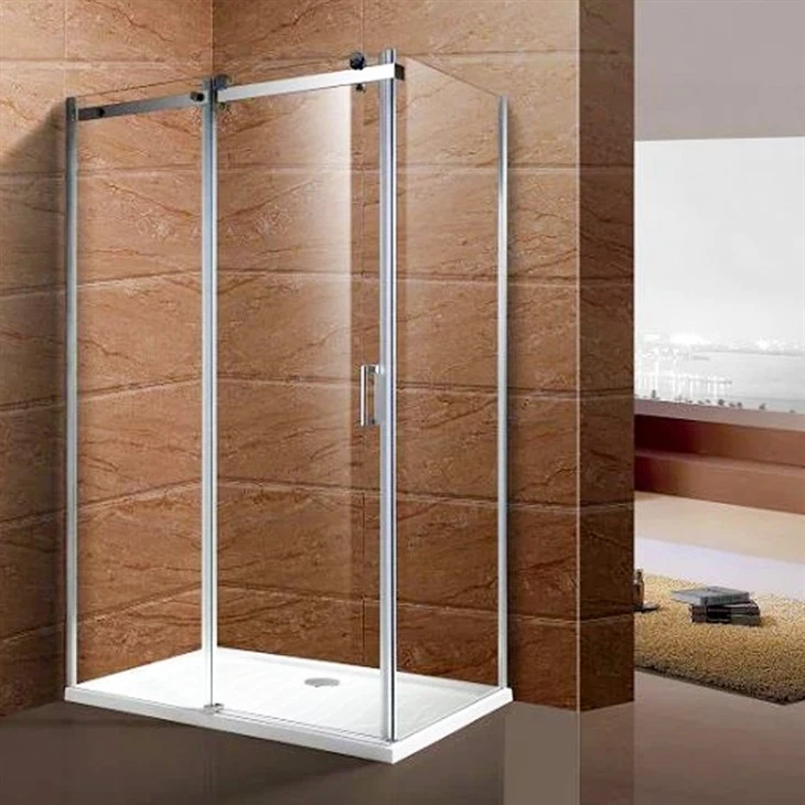 Pintuang salamin na dumudulas para sa shower sa banyo