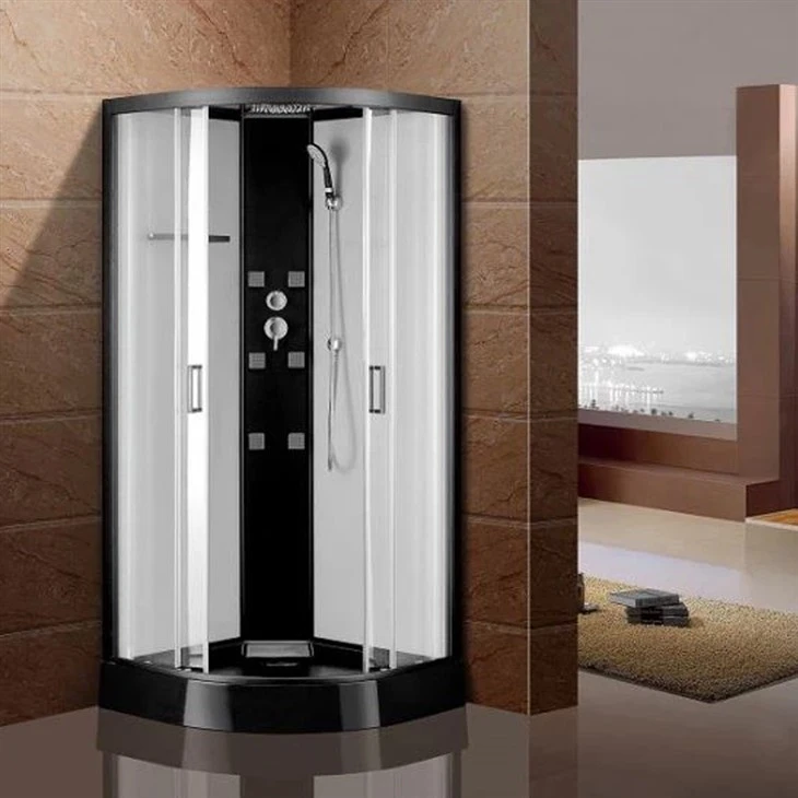 Wet room na may steam shower