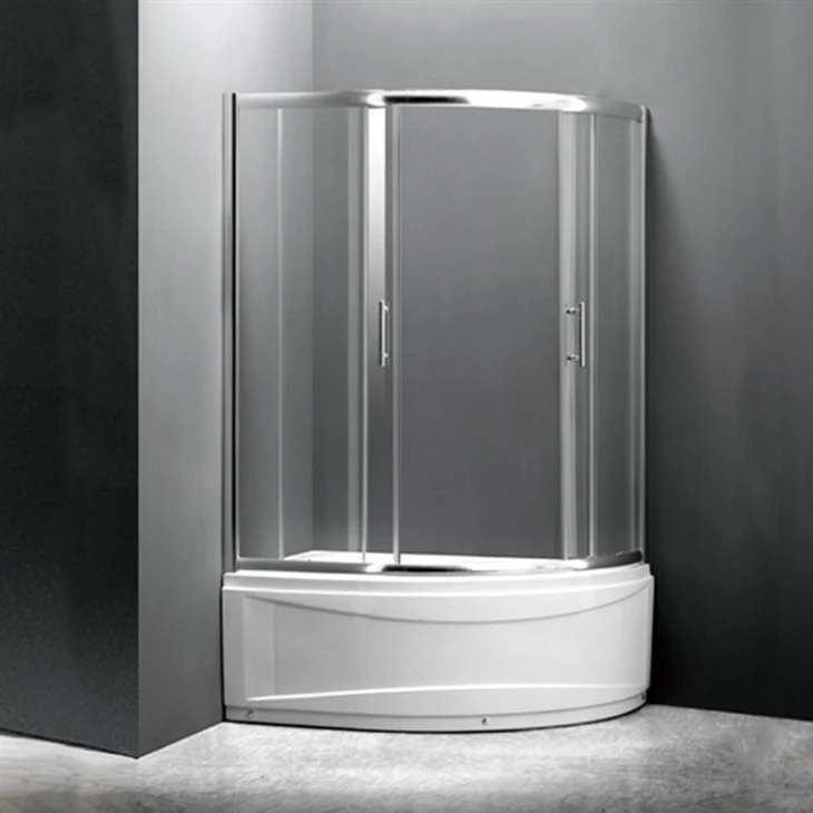 Curved Glass Shower Enclosure