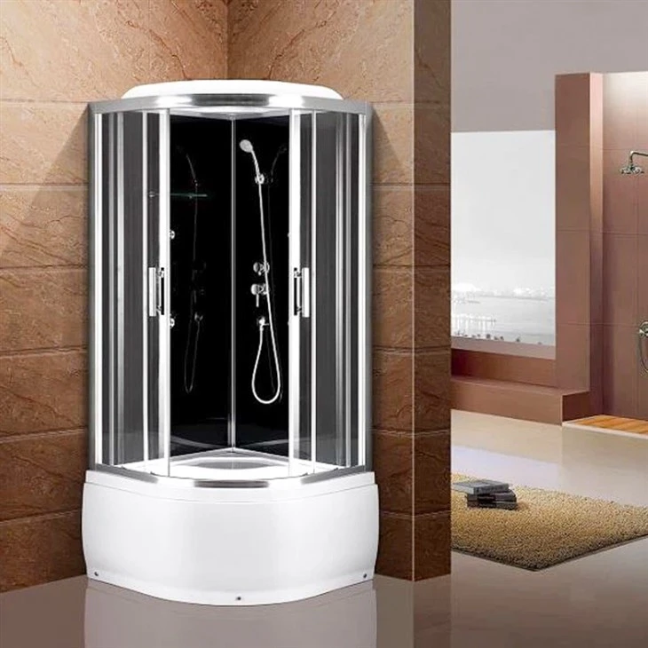 Cabine de douche vitr&eacute;e