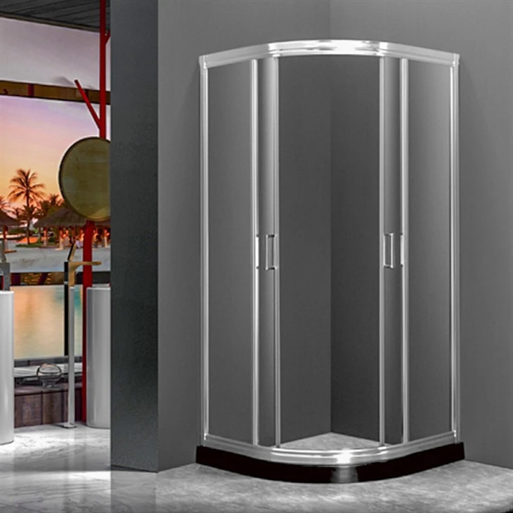 Curved Shower Stall