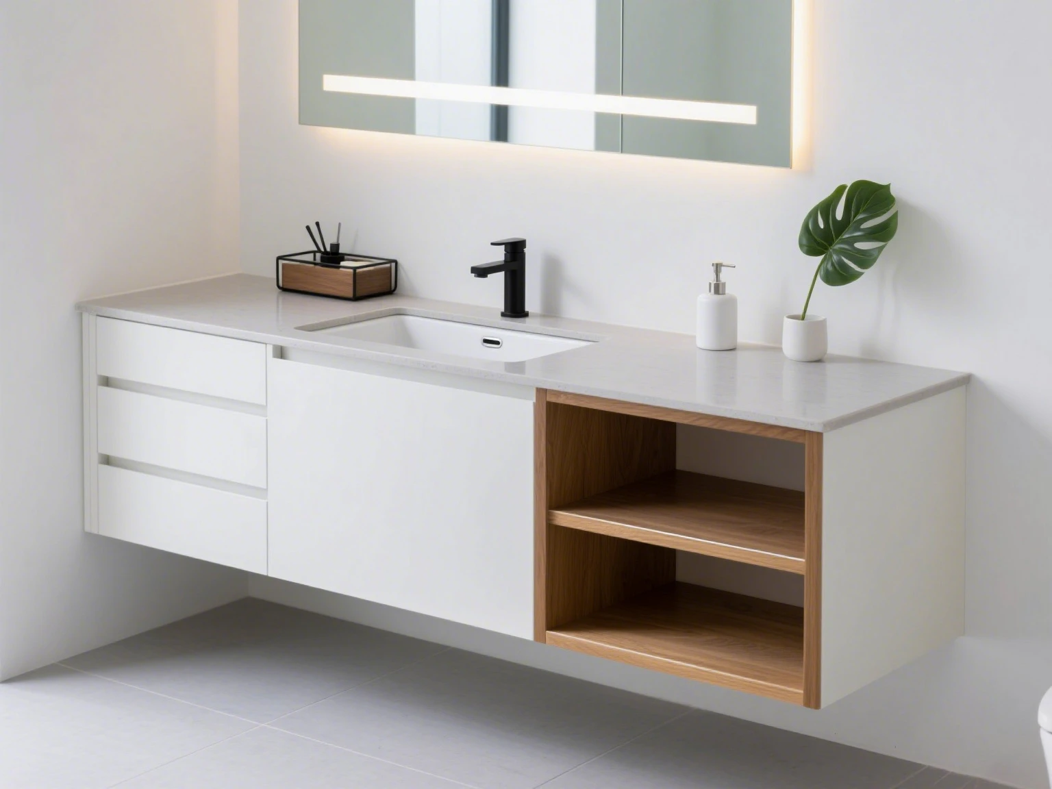 bathroom vanity with sink