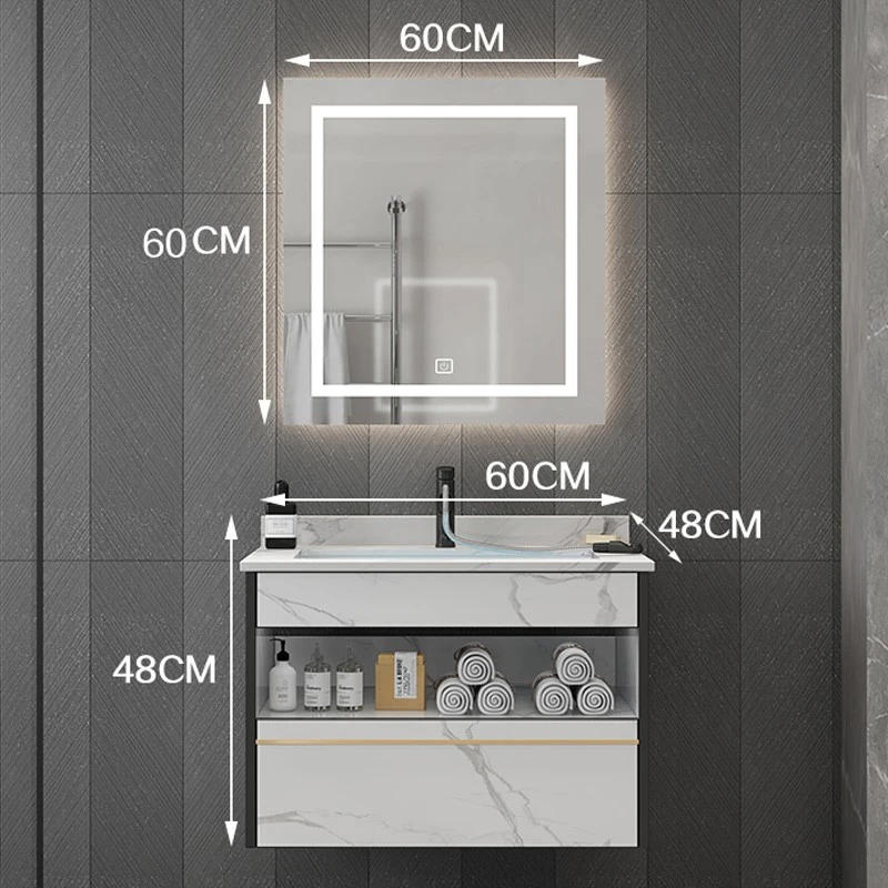 small bathroom vanity with sink