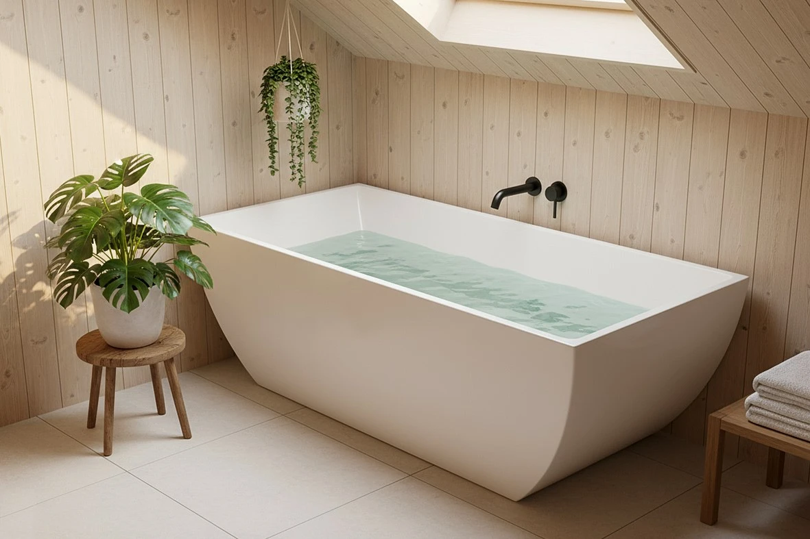 Custom 67 in freestanding tub Custom 67 in freestanding tub