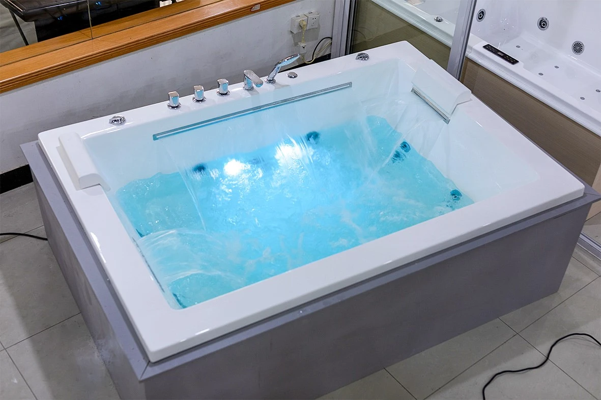 Large drop in tub service
