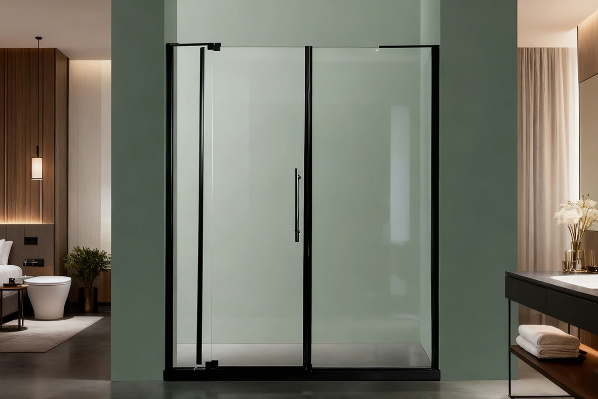 Wholesale frameless hinged shower door
