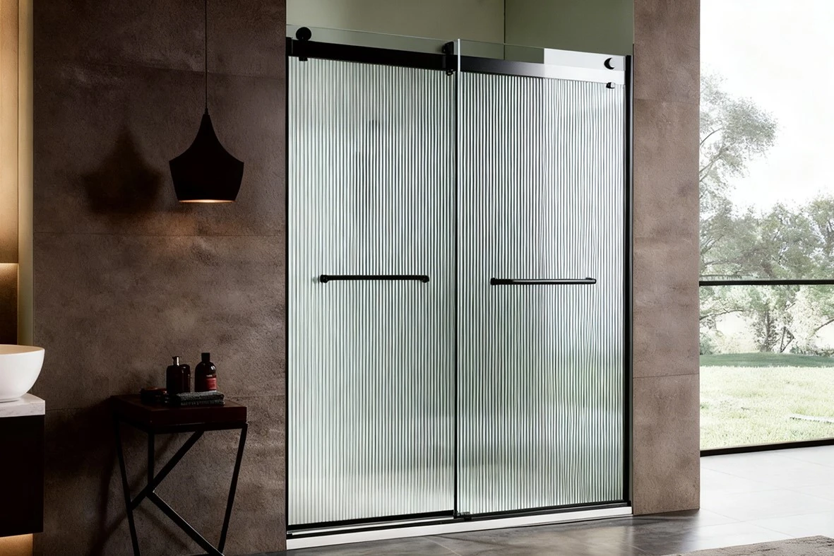 custom frameless sliding glass shower doors