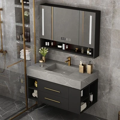 Natural Wood Bathroom Vanity Manufacturer