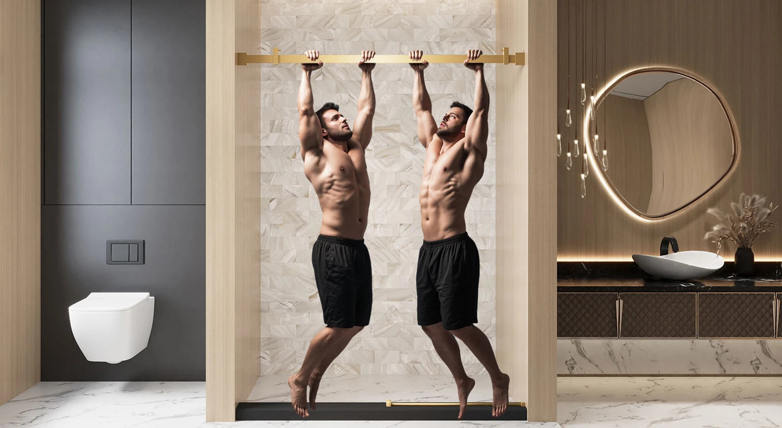 custom 60 sliding shower door