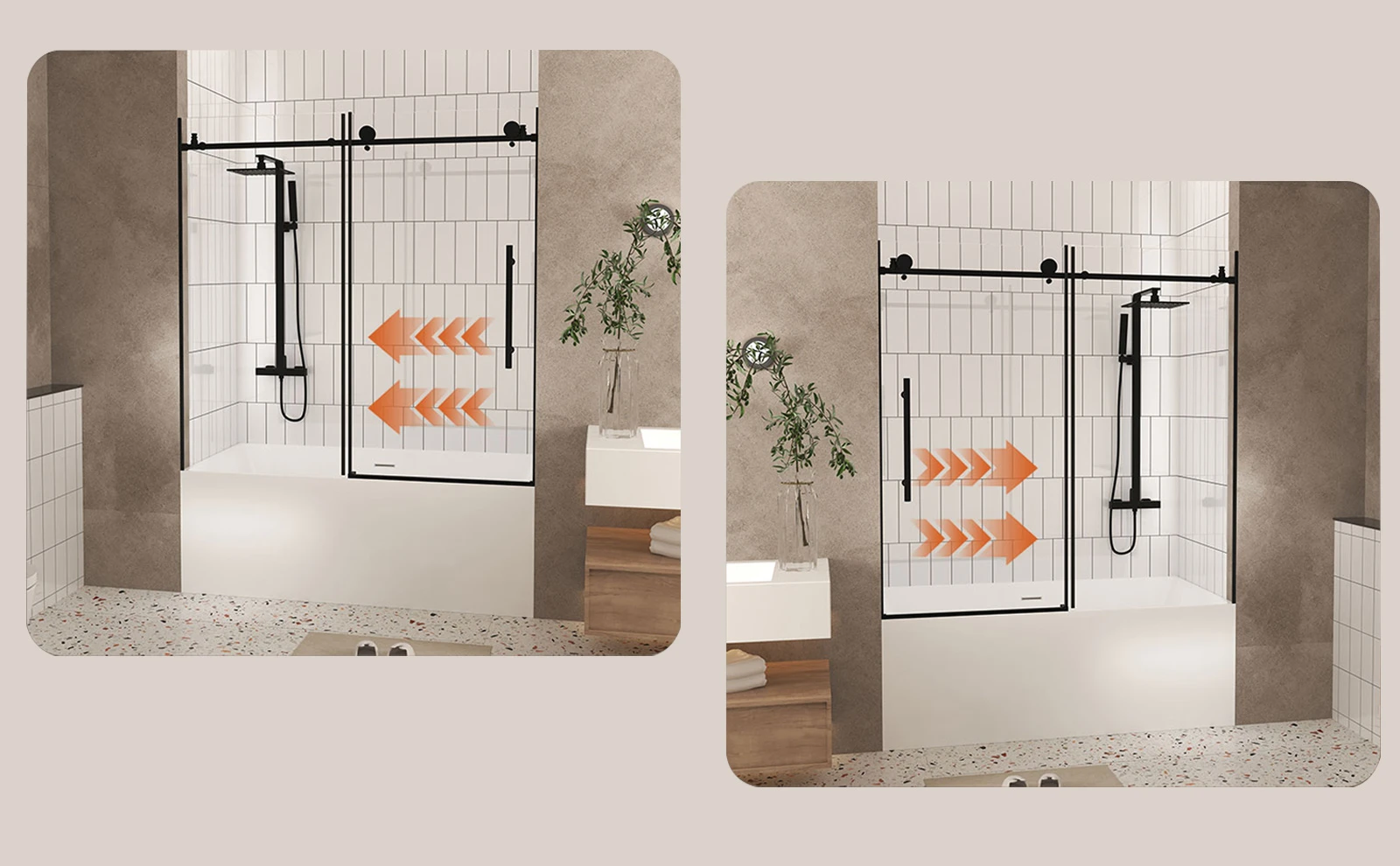 single shower door single shower door